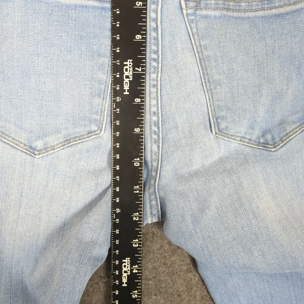 J.Crew Womens High Rise Skinny‎ Jeans Light Wash Button Fly Size 25 Blue Denim
